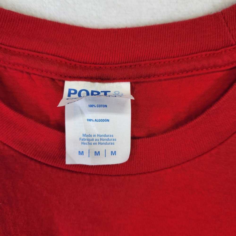 Mens Red Jesus Graphic T Shirt‎ Disappointments All Of You Port Company Size M - Picture 3 of 6